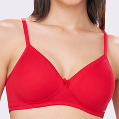 BETH | Seamless Cotton Comfort – Padded, Non-Wired T-Shirt Bra