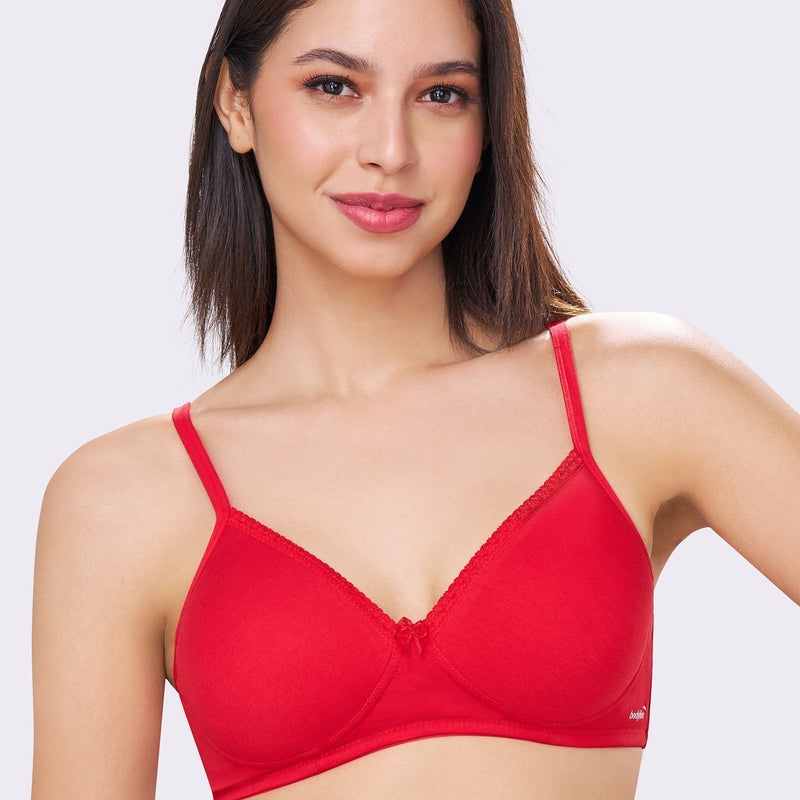 BETH | Seamless Cotton Comfort – Padded, Non-Wired T-Shirt Bra