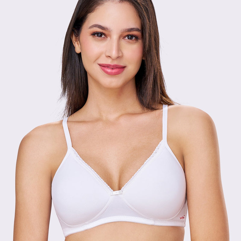 BETH | Seamless Cotton Comfort – Padded, Non-Wired T-Shirt Bra