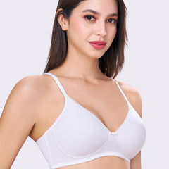 BETH | Seamless Cotton Comfort – Padded, Non-Wired T-Shirt Bra