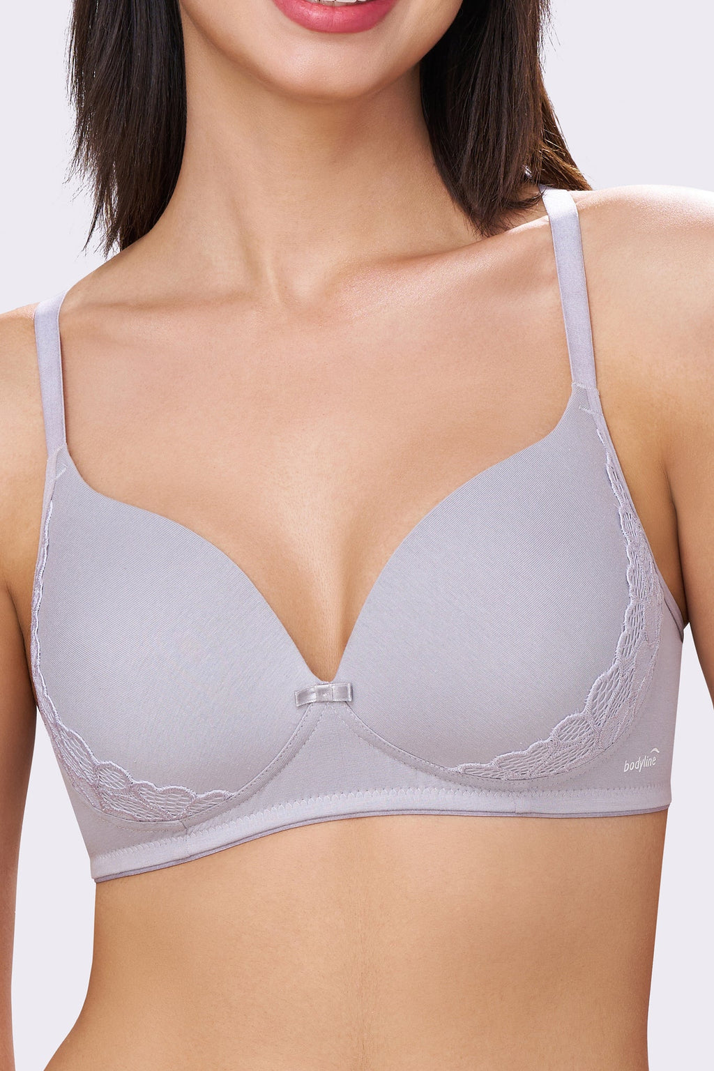 FELICITY | Lace Trim Everyday Seamless Lift – Lightly Padded, Non-Wired T-Shirt Bra