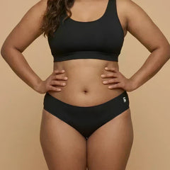 3 Pack - Black Low-waist Seamless Underwear