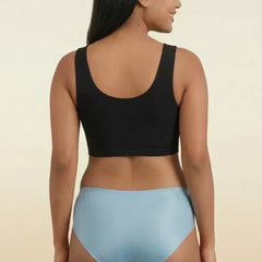 2 Pack - Blue Mid-waist Seamless Underwear