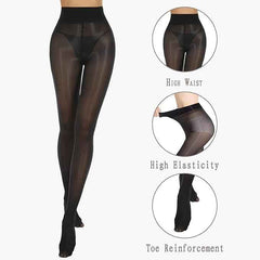 Women Shimmer Tights for Women, Shiny Oil Pantyhose Stockings, Oil Bright Shaping Tight Ultra Shiny Sheer Tights High Waist