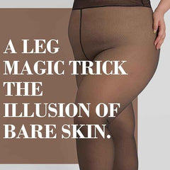 Women's Plus Sizes Fleece High Rise Thermal Bottom for Women Warm Woolen Skinny Thicken Fake Translucent Tights
