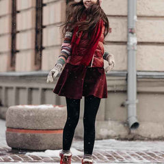 Plus Size Women Black Comfort Fleece Footed Fur Stocking Winter Wear Extra Warm, Woolen High Waisted Lined Thigh Highs