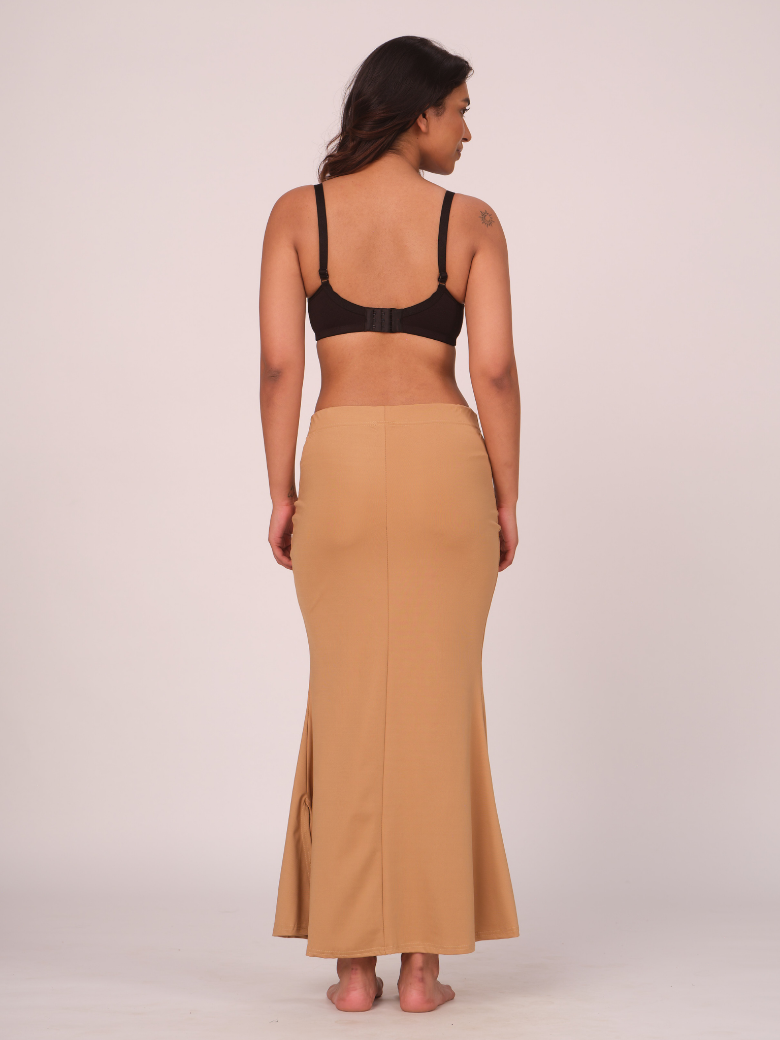 Munns & Mars Polyester Fish-Cut Saree Shapewear
