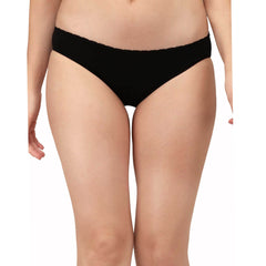 SOIE Woman - COTTON SPANDEX LOW RISE LACE BRIEF (PACK OF 2) - Panty -for Women