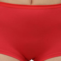 SOIE Woman - High Rise Full Coverage Cotton Spandex Boyshorts (Pack of 2) - Panty -for Women