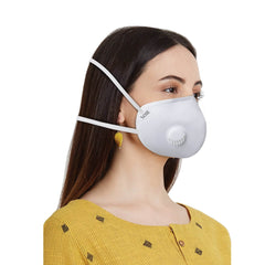 SOIE Woman - Two Way Respirator - 8 Layer Reusable SN 99 Protection Head Loops Freedom Mask - Pack of 3 - -for Women
