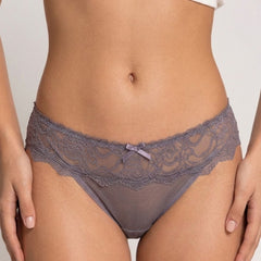 Soft Lace Mid Rise Thongs-Pack of 3