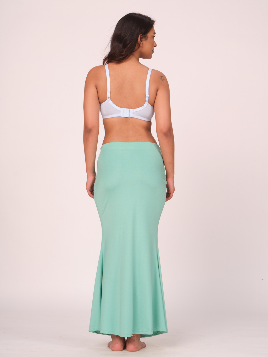 Munns & Mars Polyester Fish-Cut Saree Shapewear