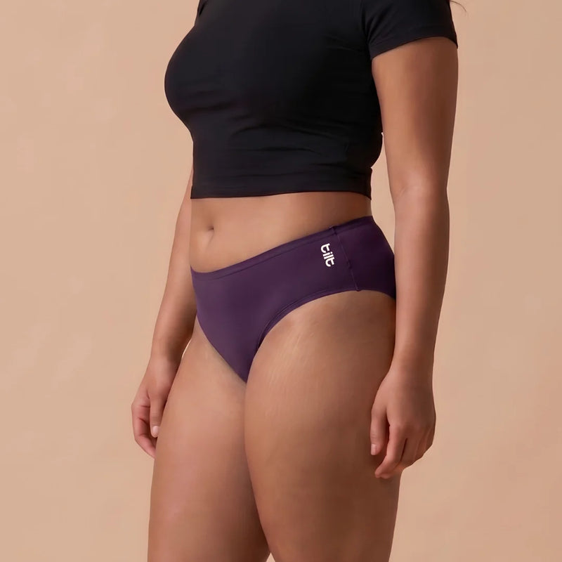 Violet Bamboo Absorbent Underwear