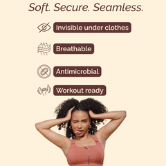 Aero Black Invisible Seamless Underwear for Women Bundle of 3 | 100% Breathable | Tilt Intimates