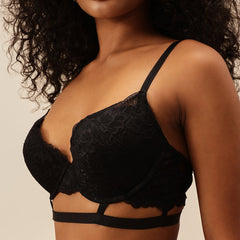 Padded Underwired Lace Bra & Panty Set