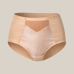 MAROON Rise Luxe Find My Skin Tone Nylon Elastane High Rise Briefs Soft Stretchy Full Coverage High Waist Hold Zero Roll Grip Vanishing Waistband Hipster Pack of 2 Panty Combo