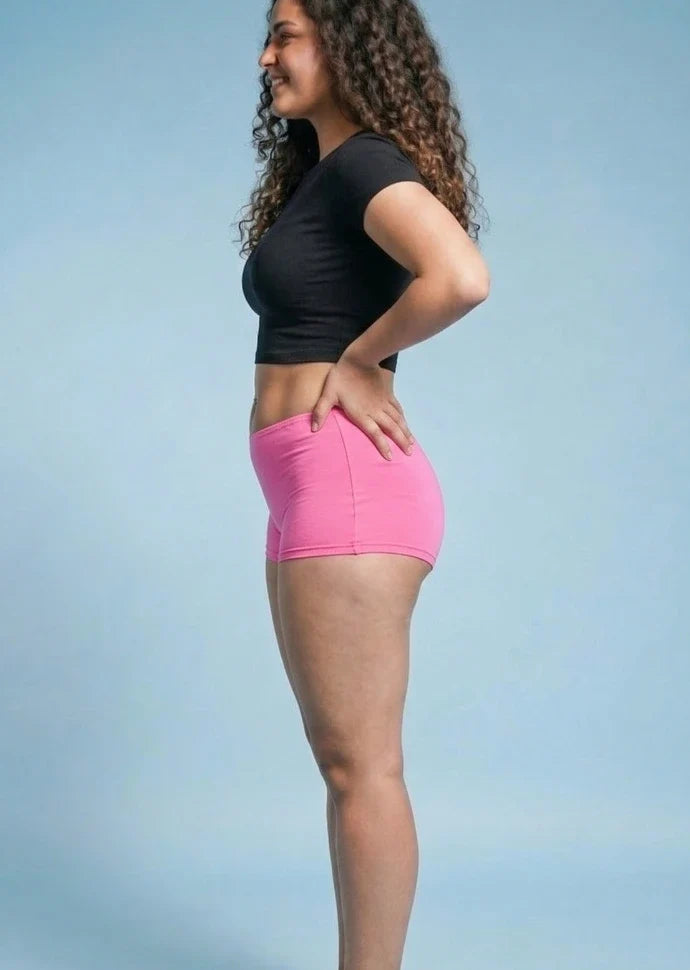 3 Pack - Pink Absorbent Boyshorts