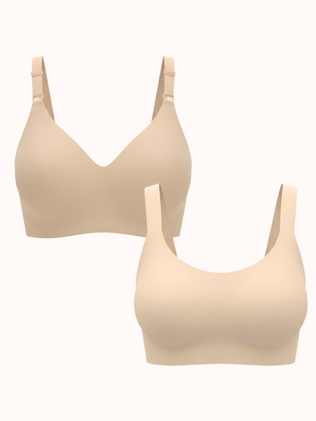 Everyday Neutrals Bundle - Vera & Luna Beige Seamless Wirefree Bras