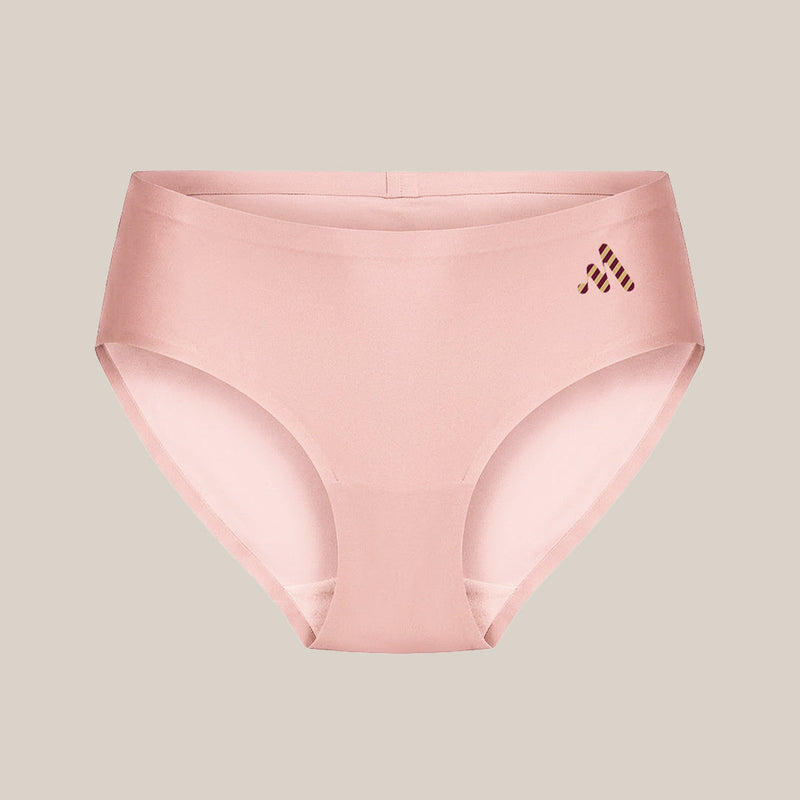 MAROON Find My Skin Tone Airlift Zero Panty Lines Air Light Control Fitted Clothes and Loungewear Low Rise No Show Pantylines Air Skin Feel No-Pressure Bond Seamless Bonded Pack of 2 Panty Combo