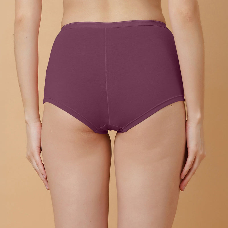 High Rise No-Show Cotton Boyshorts – Pack of 2