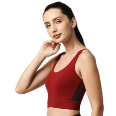 SOIE Woman - Medium Impact Non Padded Non Wired Long Line Sports Bra - Sports Bra -for Women