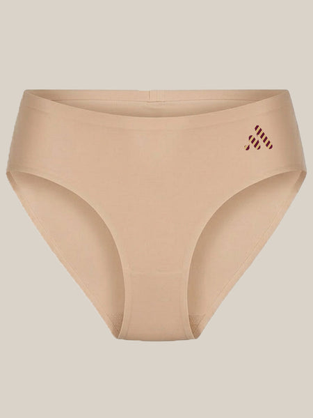 MAROON Find My Skin Tone Airlift Zero Panty Lines Air Light Control Fitted Clothes and Loungewear Low Rise No Show Pantylines Air Skin Feel No-Pressure Bond Seamless Bonded Pack of 2 Panty Combo