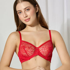 Amélia  Bra | Underwired Bra for Women | Non-Padded, Full Coverage, Romantic Lace