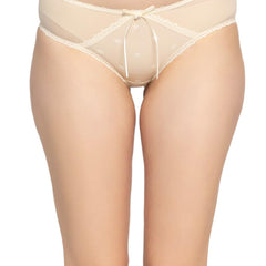 Mid-Rise Hipster Panty with Lace Trim- Pack of 3