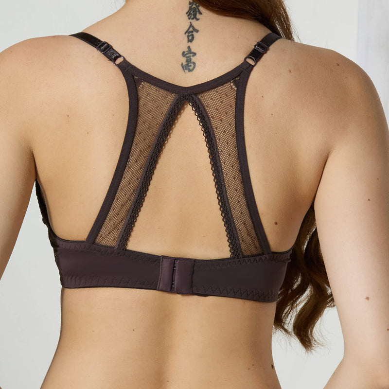 Jena Bra | Back Beauty Lace Design Padded Non-Wired Bra | Ultra Soft Cups