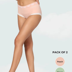Panties for Daily Discharge - Cotton Candy Heavy-Duty Moisture-Wicking Hipsters Bundles