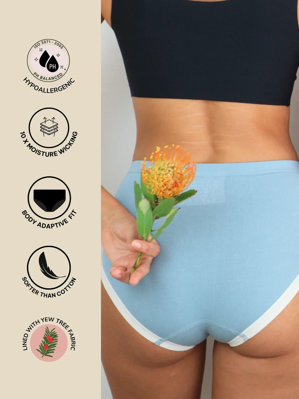 Soft-Touch Skin-Loving Hipsters - Yew Tree Bae pH Balancing Hipsters Bundles