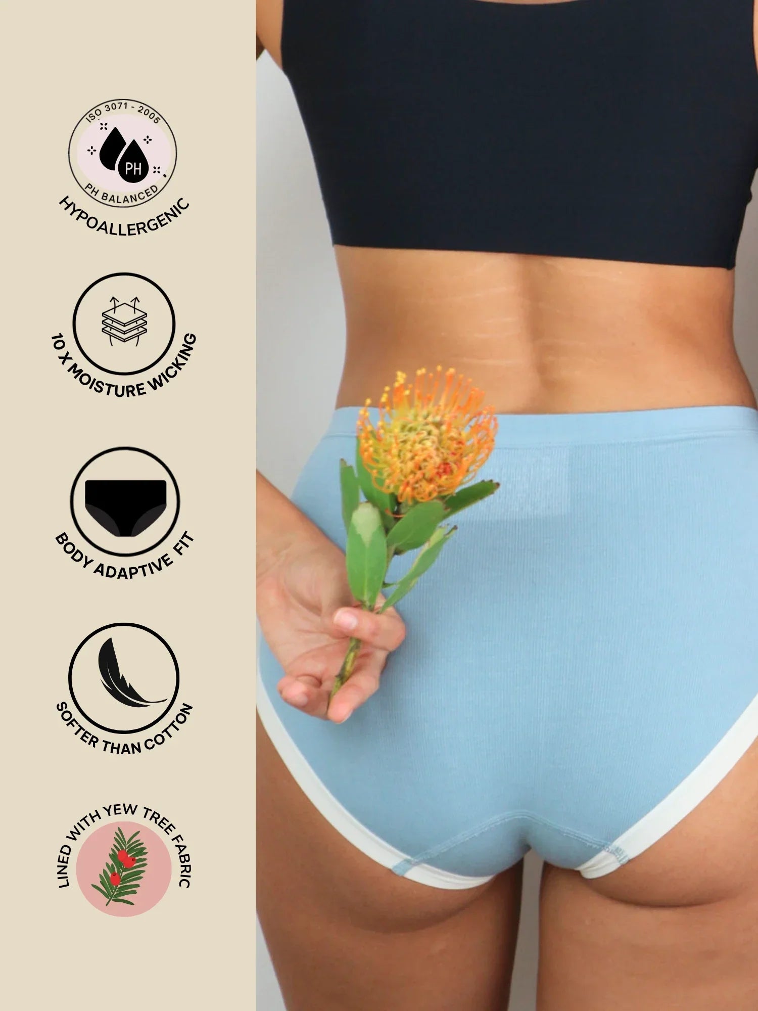 Soft-Touch Skin-Loving Hipsters - Yew Tree Bae pH Balancing Hipsters Bundles