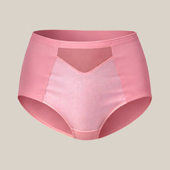 MAROON Rise Luxe Find My Skin Tone Nylon Elastane High Rise Briefs Soft Stretchy Full Coverage High Waist Hold Zero Roll Grip Vanishing Waistband Hipster Pack of 2 Panty Combo