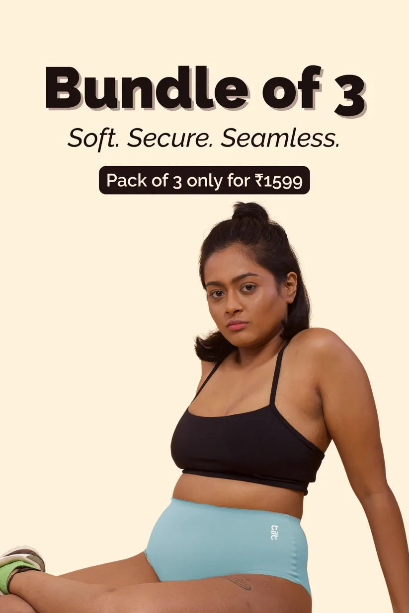 Ocean Pack of 3 - Blue Seamless Undie