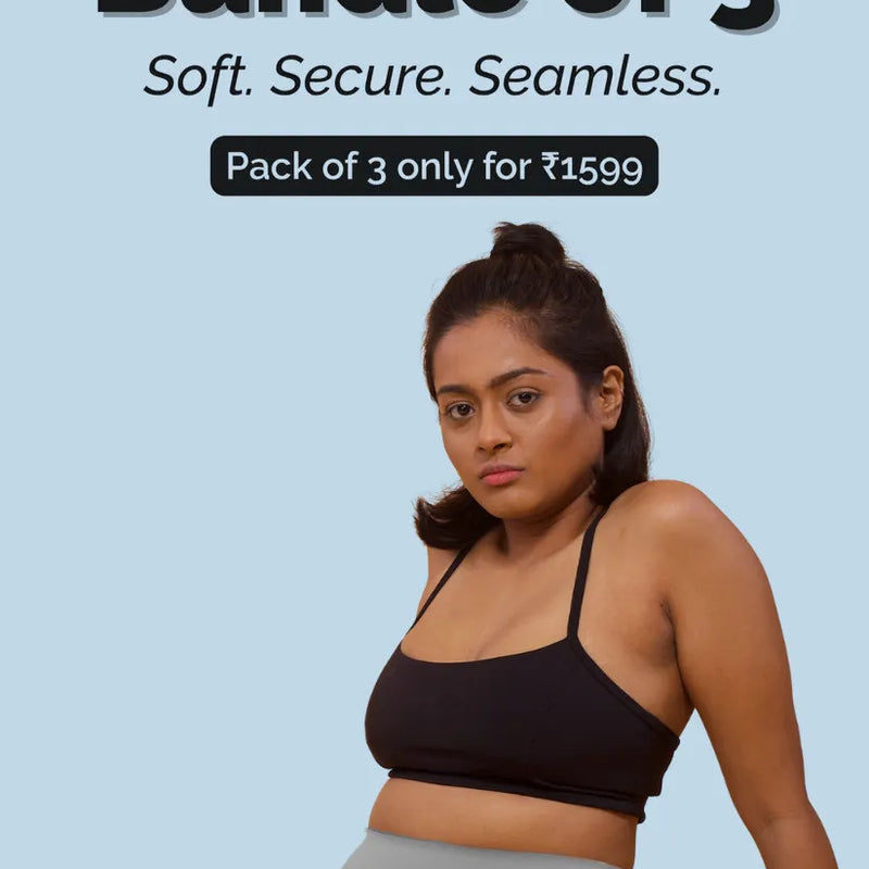 Vapour Pack of 3 - Grey Seamless Undies