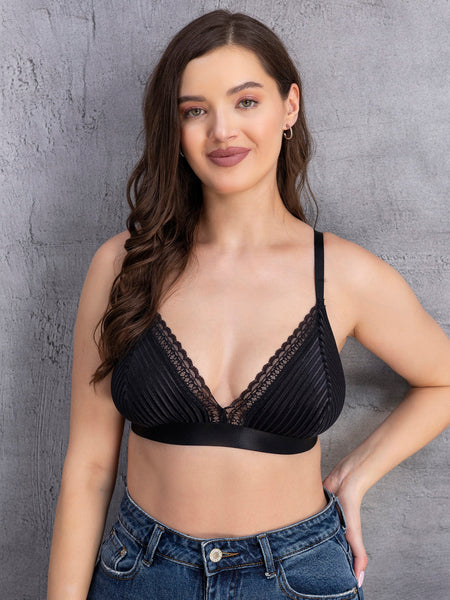 Velvet Bralette Non-Padded Non-Wired Bra