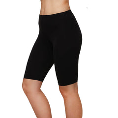 SOIE Woman - Solid Polyamide Spandex Knee Length Cycling Shorts - Cycling Shorts -for Women