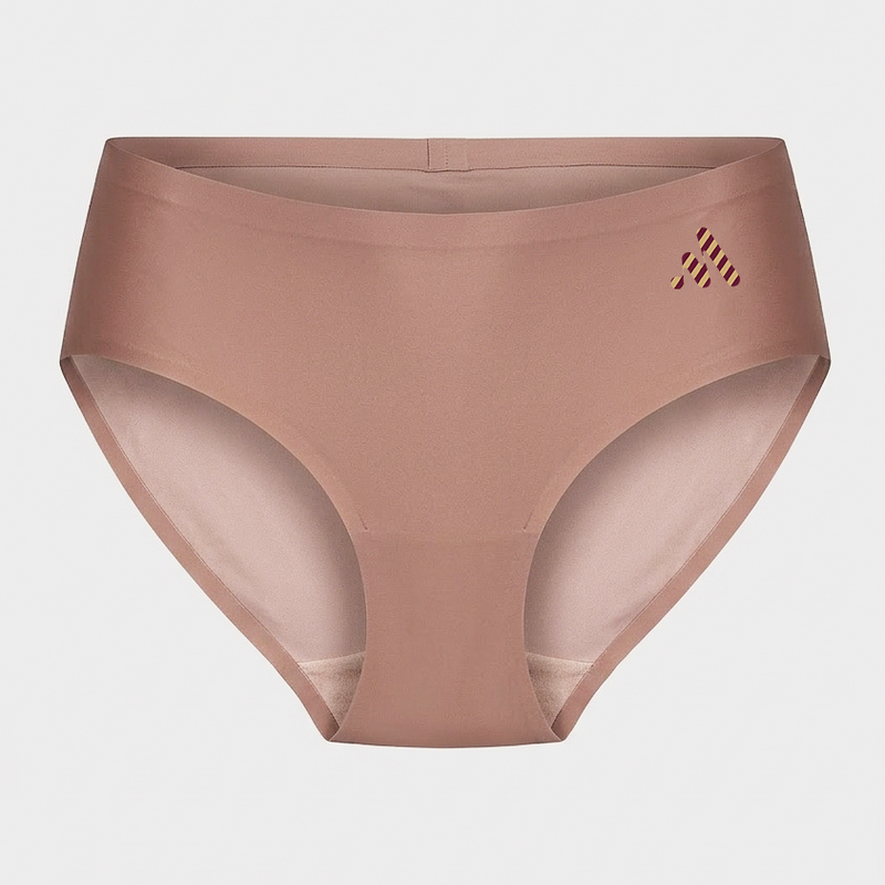 MAROON Find My Skin Tone Airlift Zero Panty Lines Air Light Control Fitted Clothes and Loungewear Low Rise No Show Pantylines Air Skin Feel No-Pressure Bond Seamless Bonded Pack of 2 Panty Combo