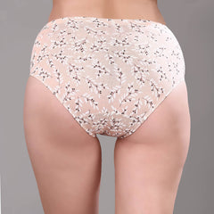SOIE Woman - High Rise Full Coverage Printed Stretch Cotton Hipster Panty (Pack of 3) - Panty -for Women