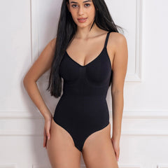 Compression Shapewear Bodysuit with Thong