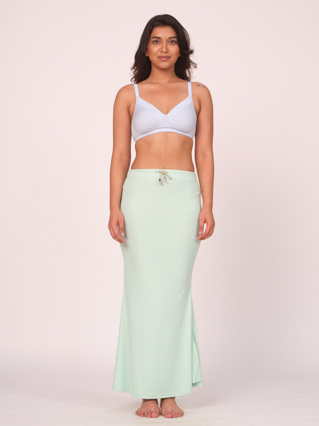 Munns & Mars Polyester Fish-Cut Saree Shapewear