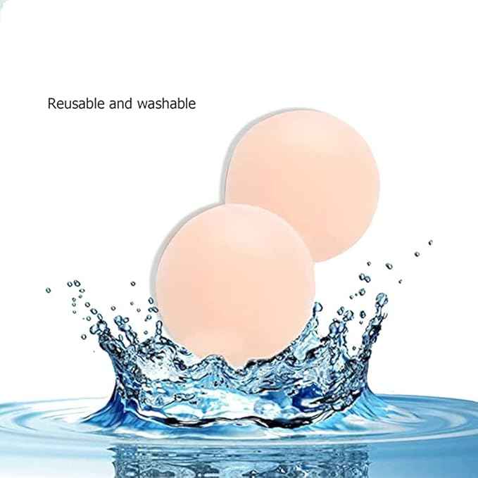 (Pack Of 1 Set)Women's & Girls Adhesive Reusable Silicone Nipple Cover Bra Pad Cover Pasties