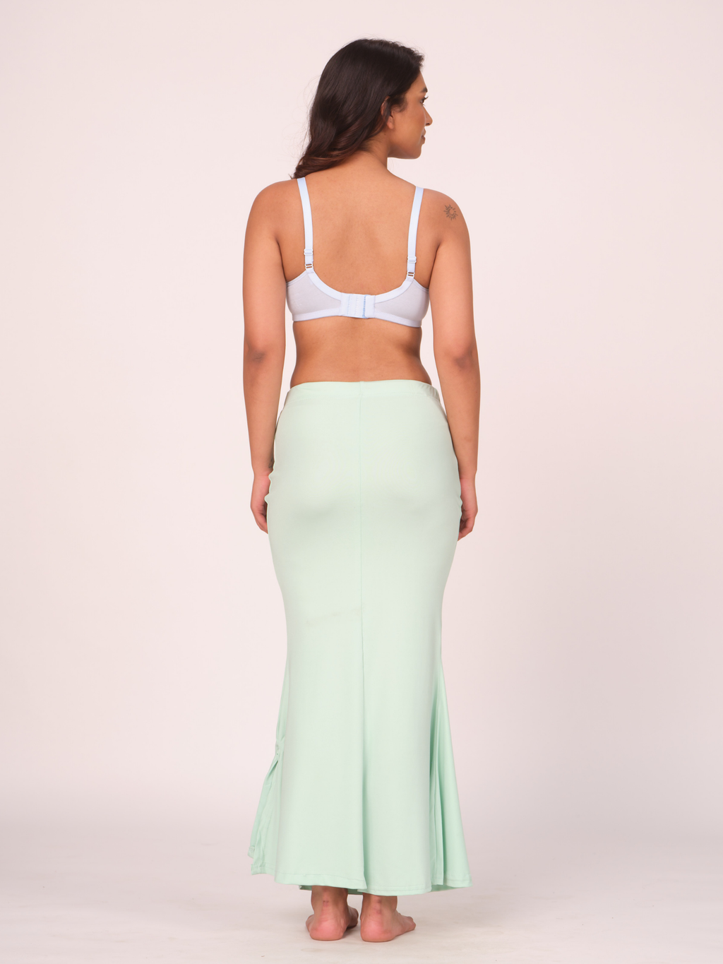 Munns & Mars Polyester Fish-Cut Saree Shapewear