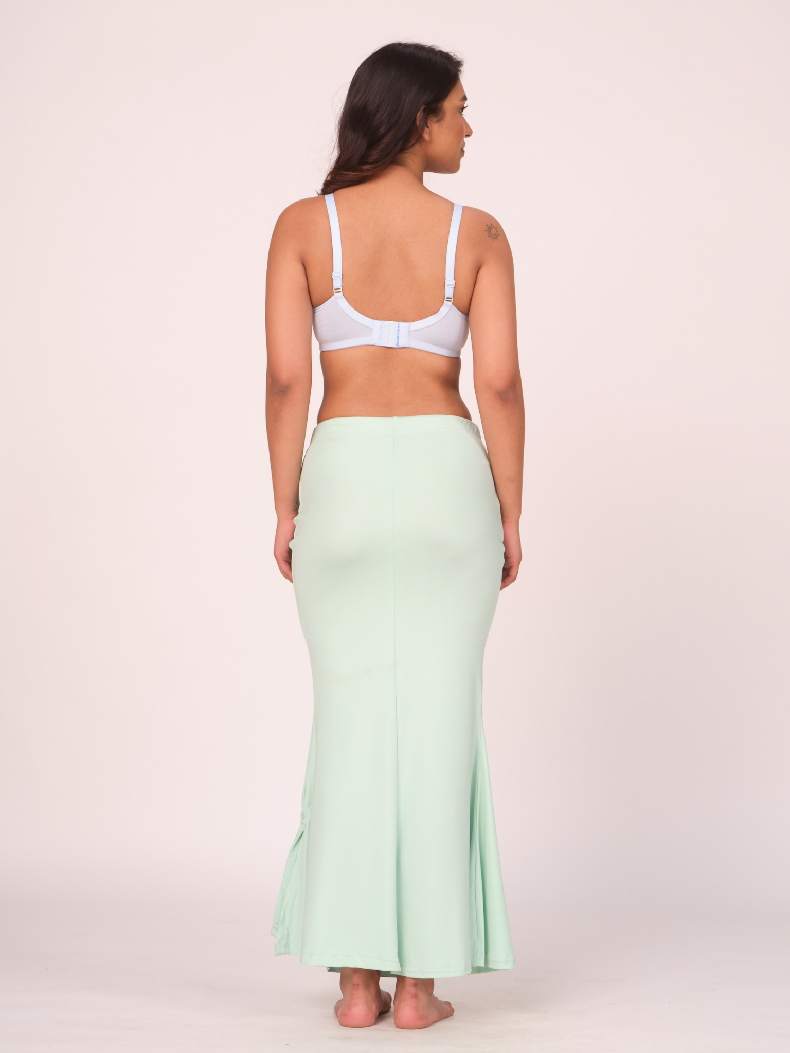 Munns & Mars Polyester Fish-Cut Saree Shapewear