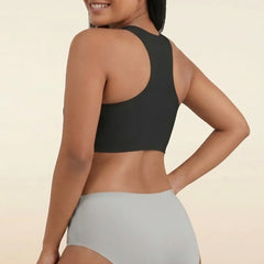4 Pack - Grey Mid-waist Seamless Underwear