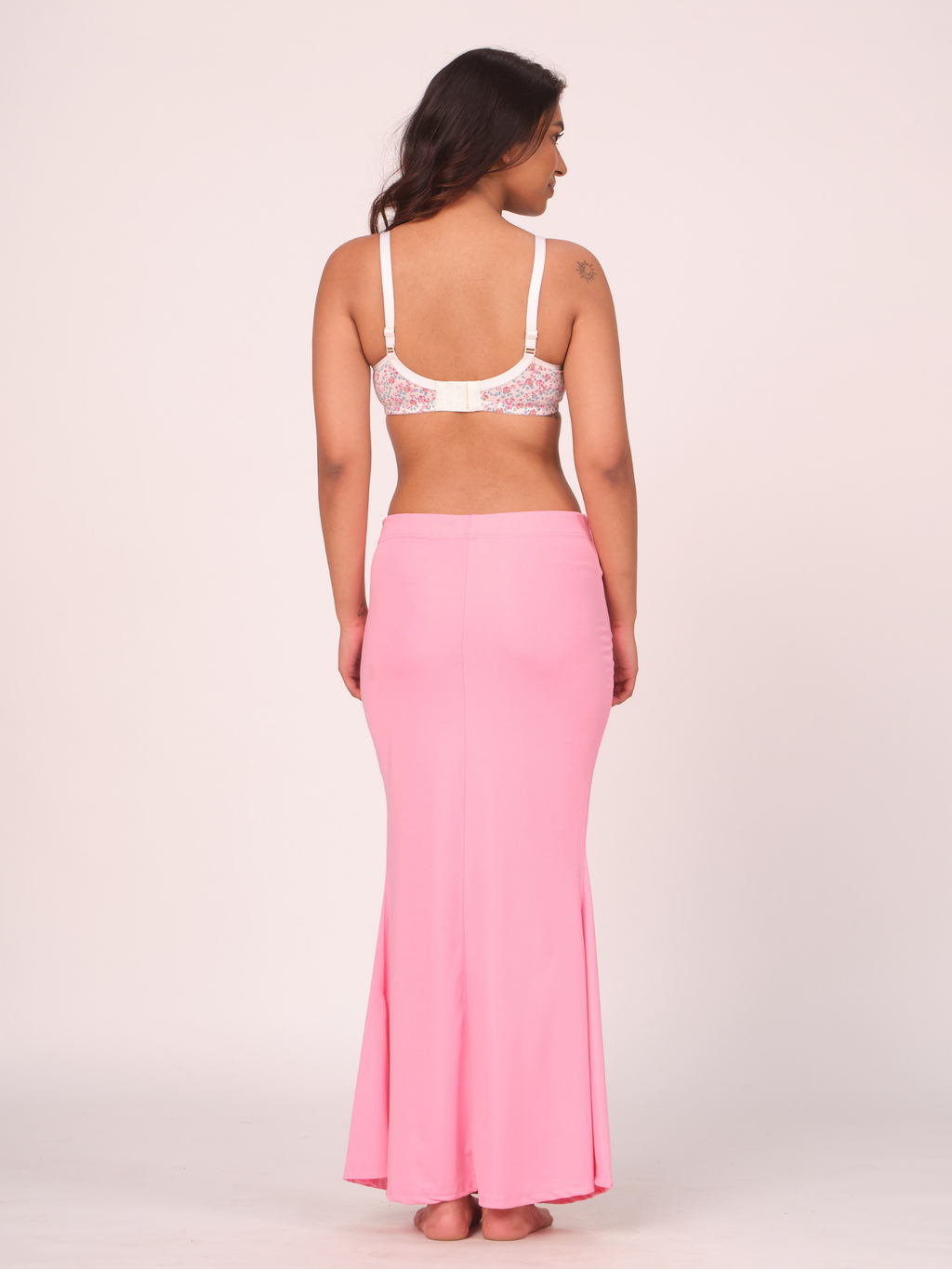 Munns & Mars Saree Shapewear Polyester Fish Cut - Baby Pink
