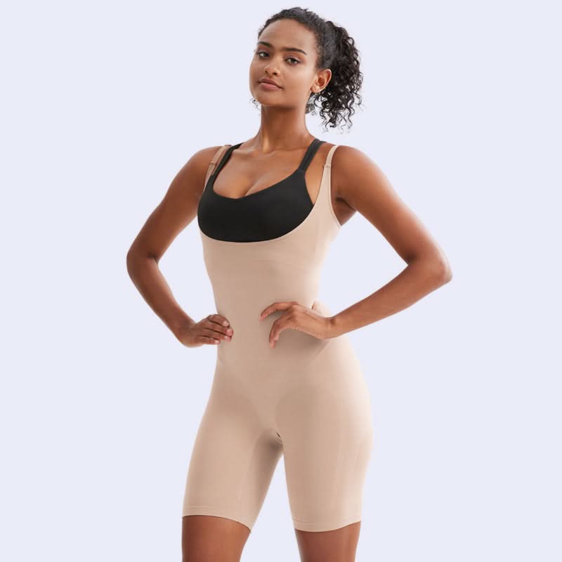 Seamless Open Bust Butt Lifting Bodysuit