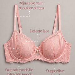 Non-Padded Underwired Lace Bra