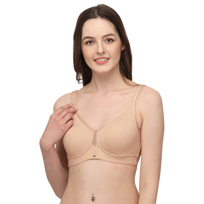 SOIE Woman - Full Coverage Minimizer Non Padded Non Wired Bra - Bra -for Women
