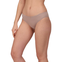 SOIE Woman - Mid Rise No VPL Medium Coverage Ultra Soft Brief - Panty -for Women